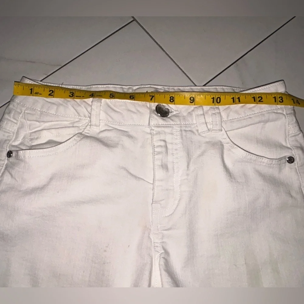 Women's White Denim Shorts
